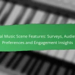 Local Music Scene Features: Surveys, Audience Preferences and Engagement Insights