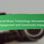 Local Music Technology: Innovation, Engagement and Community Impact